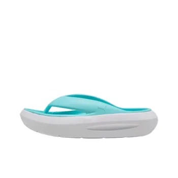 PUMA Flatter Flip Abrasion Resistant Slip Resistant Flip Flops Women's Blue