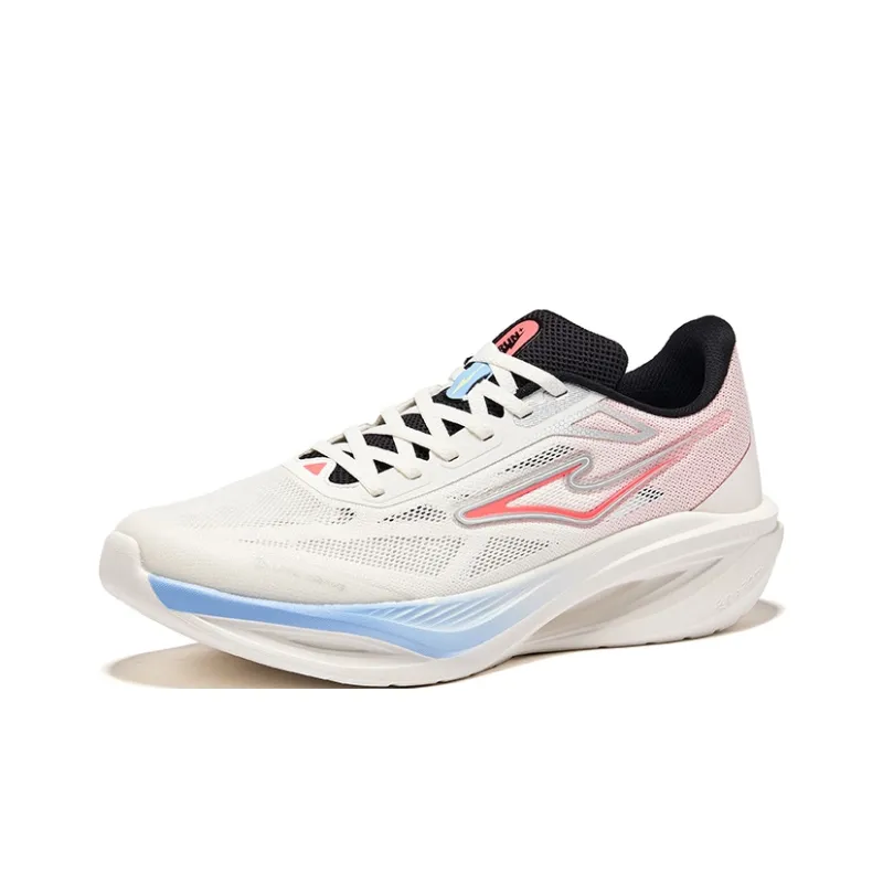 Erke Cushioning Rebound Low Top City Commute Running Shoes Men's Microcrystal White Jet Black-2