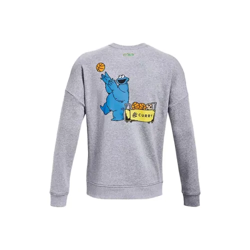 under armour ua crossbody X Sesame Street Sweatshirts Men Gray
