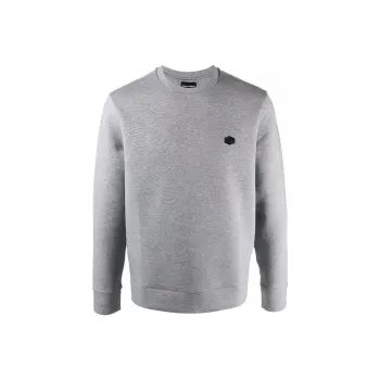 EMPORIO ARMANI Logo patch Crew Neck Sweatshirt