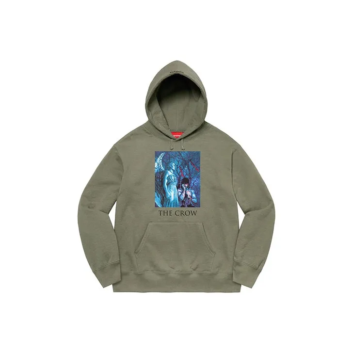 Supreme X The Crow Hooded Sweatshirt-4
