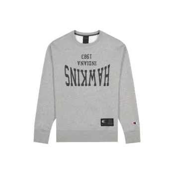 Champion X Stranger Things Sweatshirts Unisex Gray