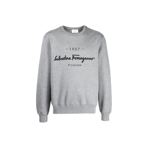Ferragamo Sweatshirts Men Gray