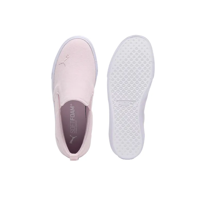 PUMA Bari Comfort Terry Breathable Moisture Wicking Low Top Skateboard Shoes Women's Pink-3