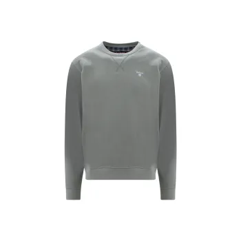 BARBOUR Logo Embroidered Crewneck Sweatshirt