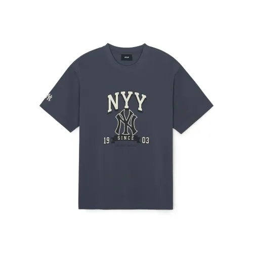 MLB New York Yankees T Shirts Unisex Gray