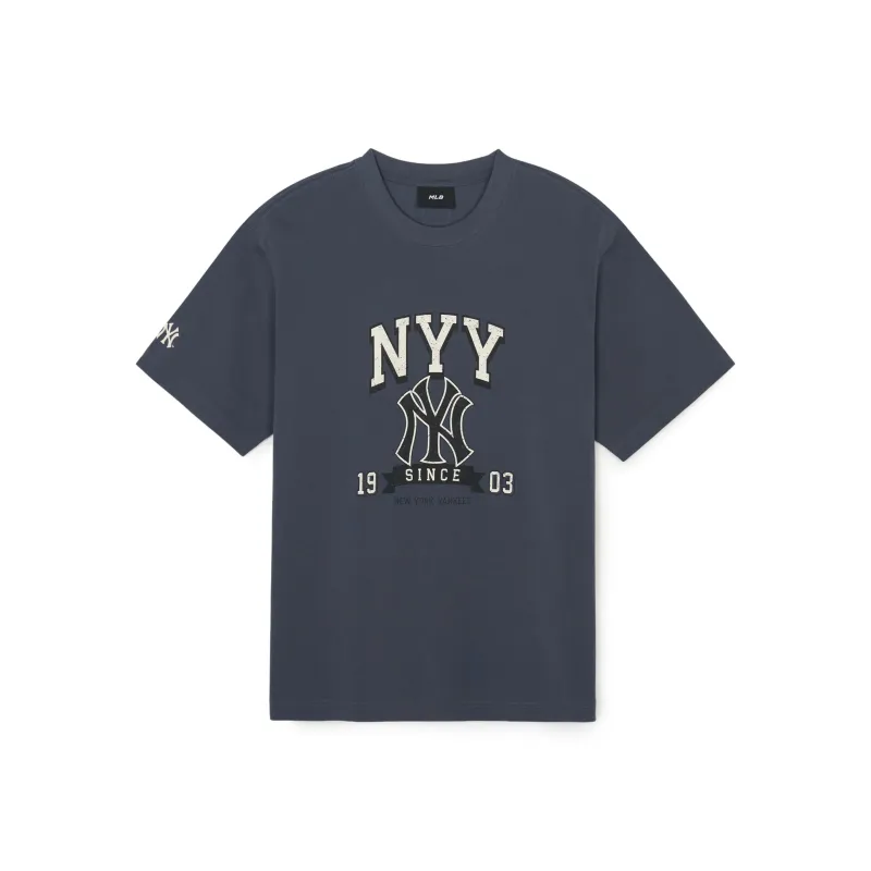 MLB New York Yankees T Shirts Unisex Gray-0