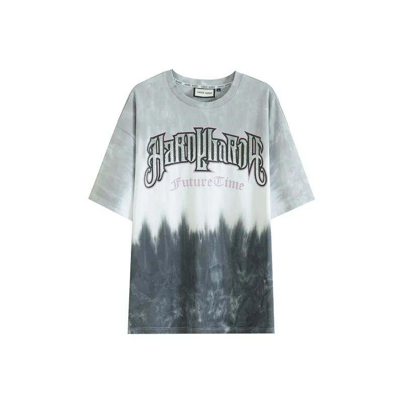 HARDY HARDY T-Shirt Unisex Gray White-0
