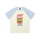 Cream Apricot & Light Blue