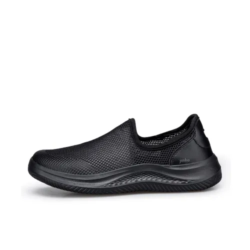 Jinho Casual Shoes Men Low Top Black/Gray/Blue
