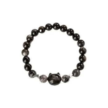 VOCK Obsidian Jade Bracelets Unisex