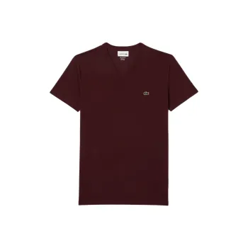 LACOSTE T Shirts Men Bordeaux