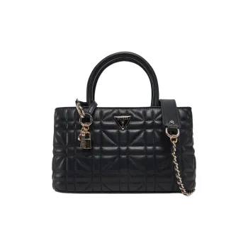 GUESS Faux Leather Shoulder Bag Crossbody Bag Handbag Small Size Women's Black