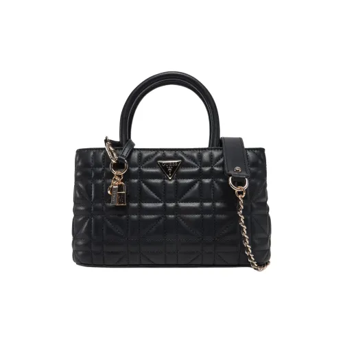 GUESS Faux Leather Shoulder Bag Crossbody Bag Handbag Small Size Women's Black