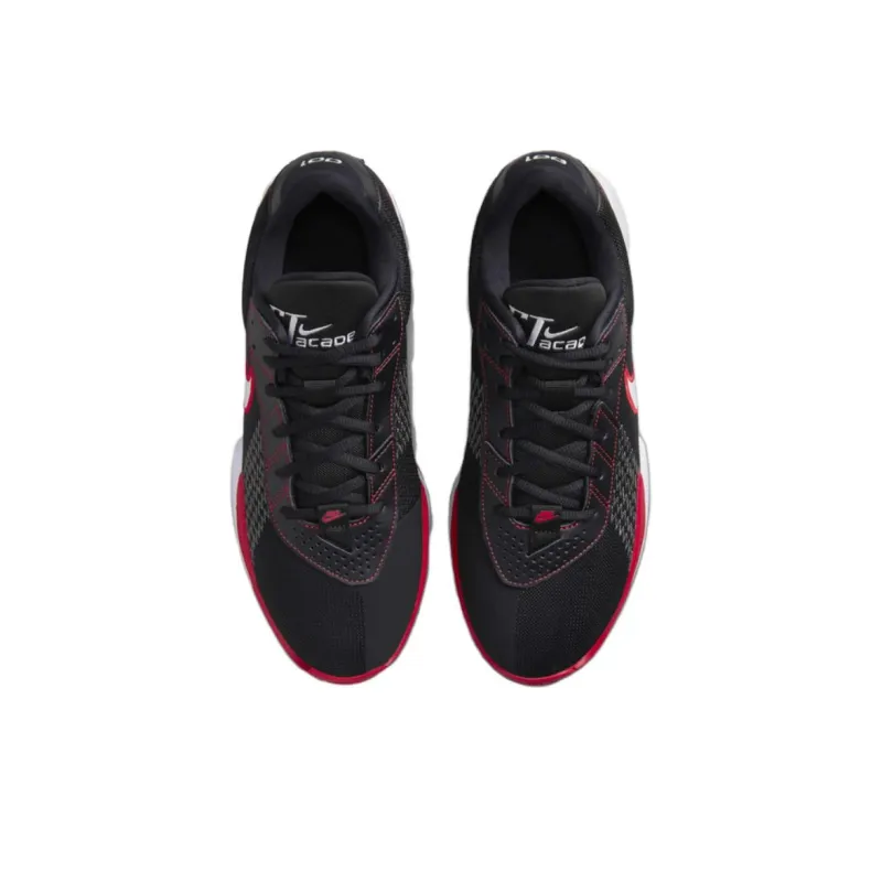 Nike Gt Cut Academy Black University Red Iron Grey White-3