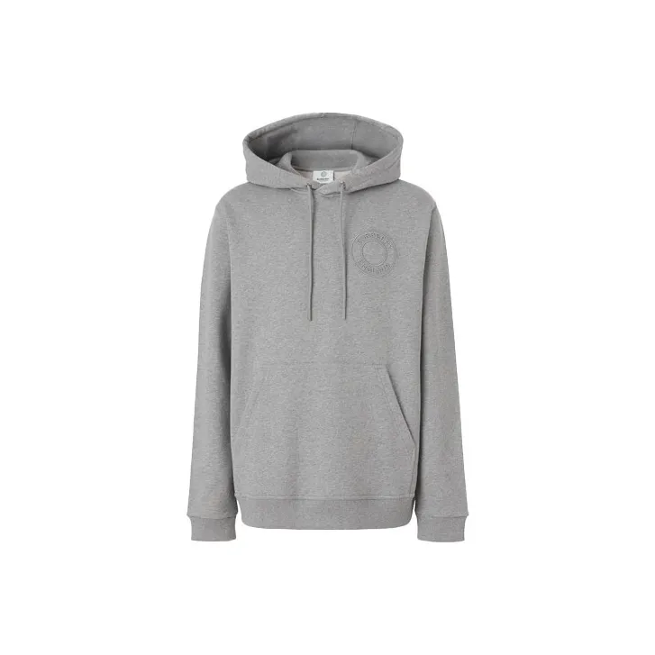 Burberry Letter Graphic Appliqué Hoodie-0