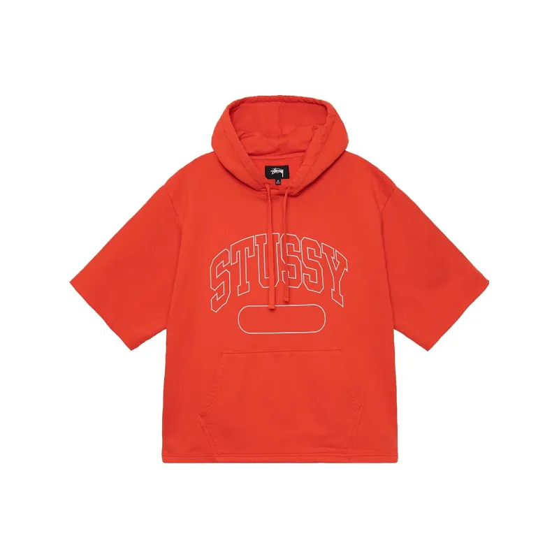 Stussy Short Sleeve Boxy Cropped Hoodie-9