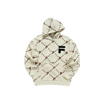 FILA FUSION Sweatshirt Unisex Antique Style White