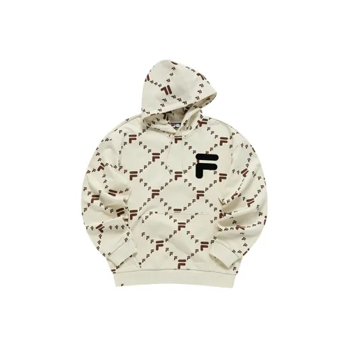 FILA FUSION Sweatshirt Unisex Antique Style White