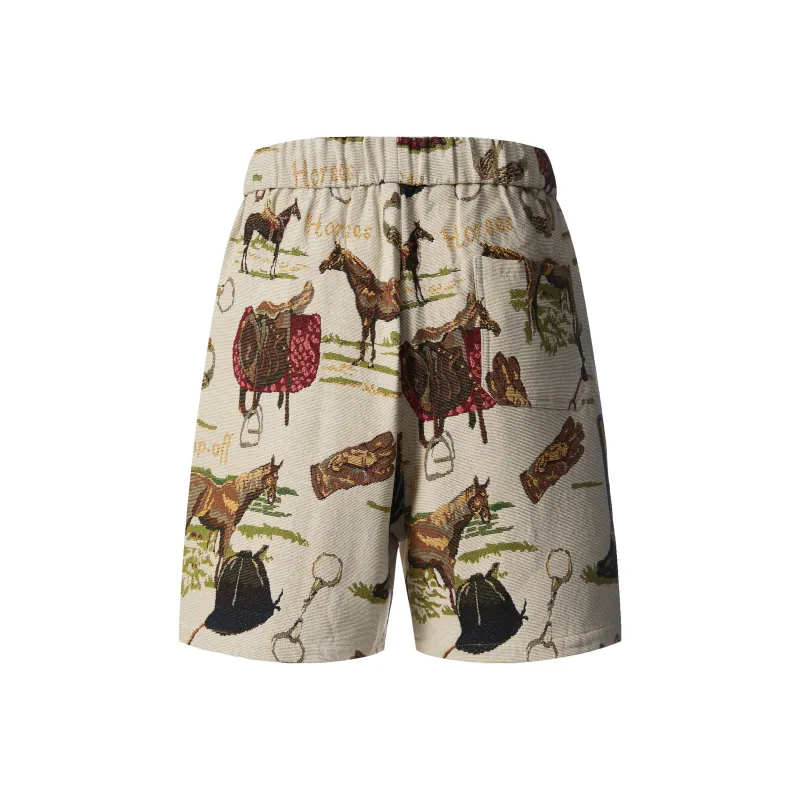 UPZCY Casual Shorts Unisex Sri Lanka Blue-33
