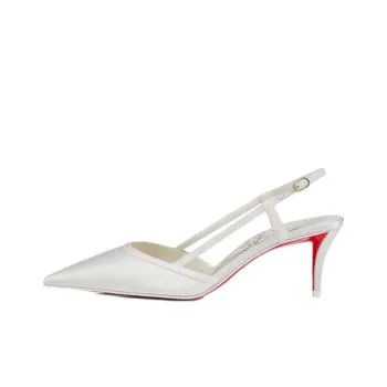 CL LUBOTING Miss Z Sling Slim Heel High Heels 6cm Women's White