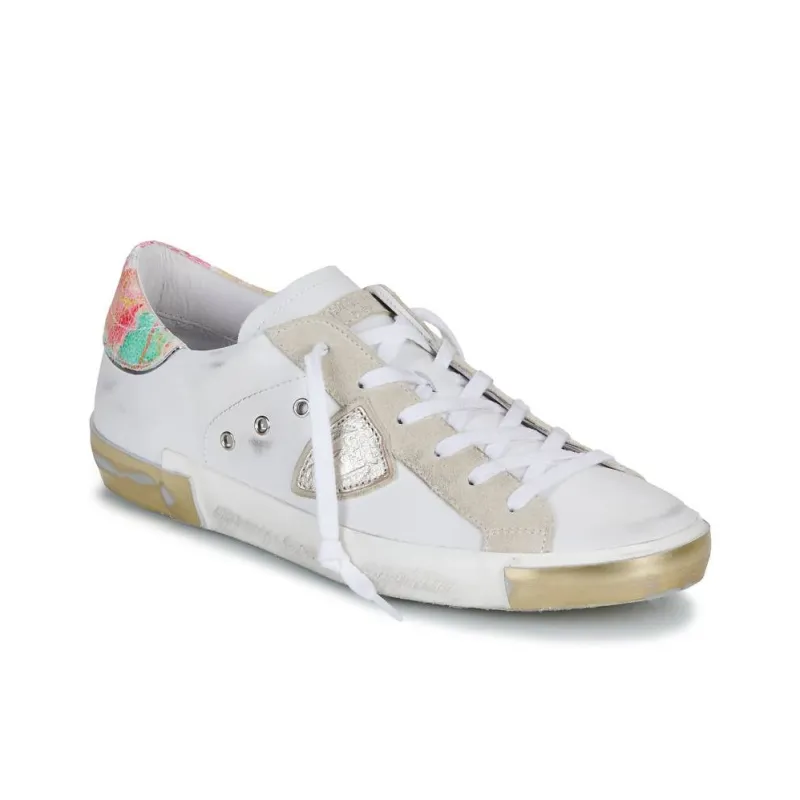 PHILIPPE MODEL Paris Low Top Skateboard Shoes Women's White-2