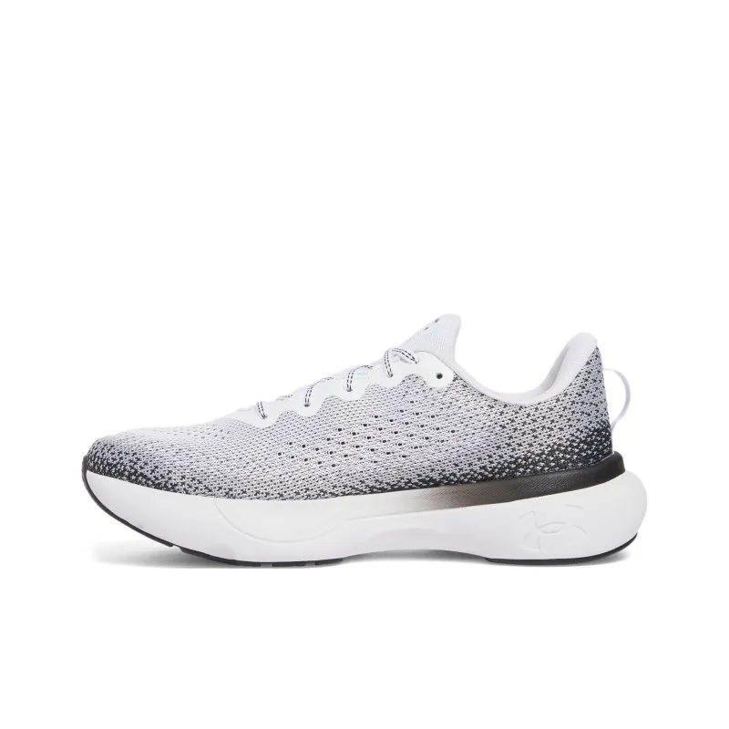 Under Armour Low Top Running Shoes Men's White Black-1