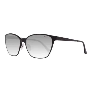 ELLE Irregular Shape Sunglasses Unisex Black