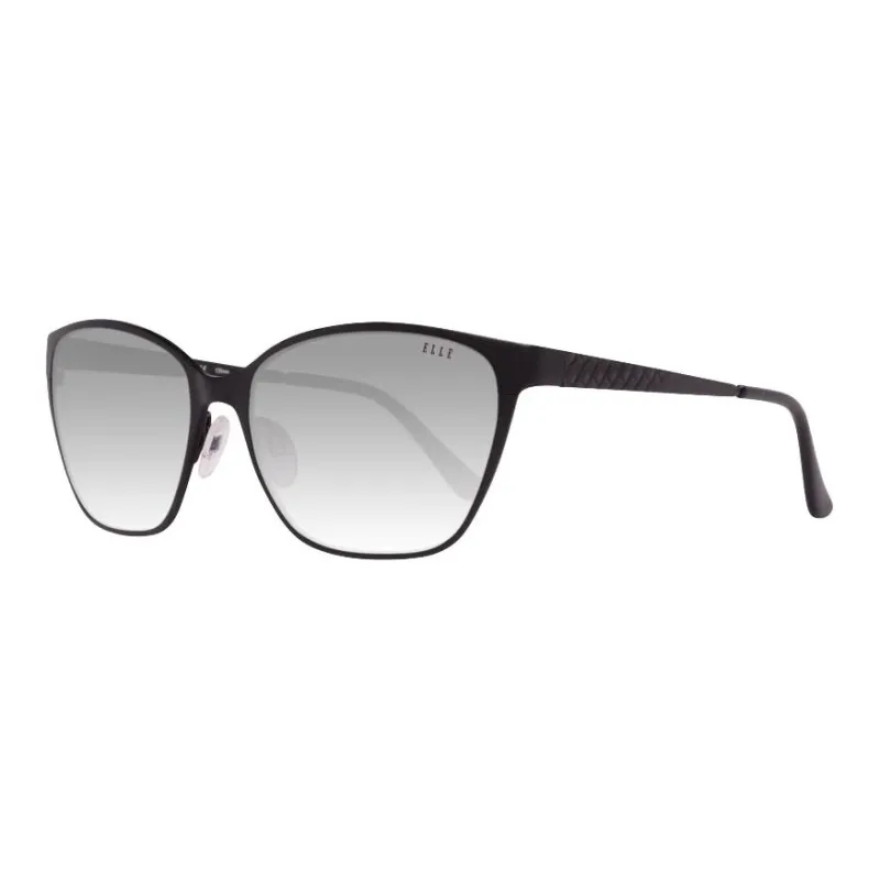 ELLE Irregular Shape Sunglasses Unisex Black-0