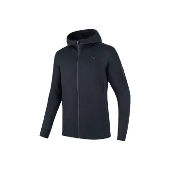 Anta Comprehensive Training Collection Sports Lifestyle Collection Sweatshirt Men's Basic Black