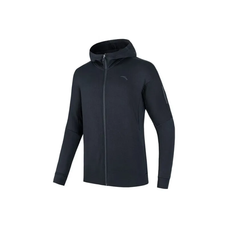 Anta Comprehensive Training Collection Sports Lifestyle Collection Sweatshirt Men's Basic Black-0