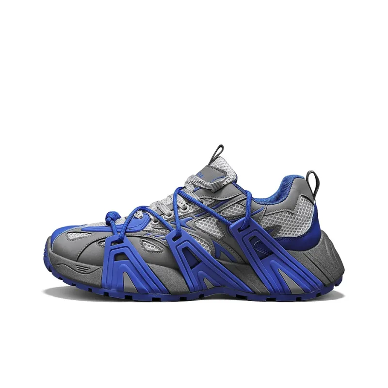 Grumpy Ram Wear Resistant Breathable Height Increasing Low Top Chunky Sneakers Men's-5