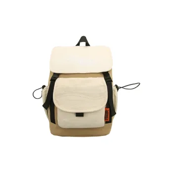 Ceion Keust Water Resistant Oxford Backpack Regular Unisex Ecru/Black