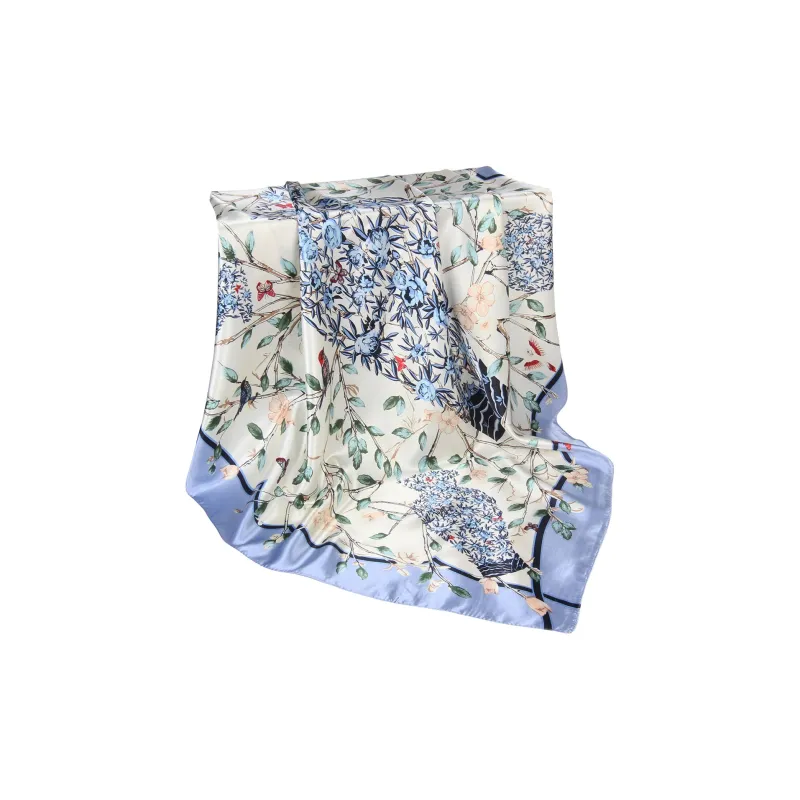 Shanghai Story 100% Polyester Silk Scarves Women's-79