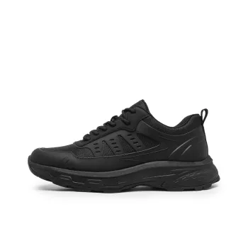 Shu Family Breathable And Sweat absorbent Low Top Running Shoes Men's Black