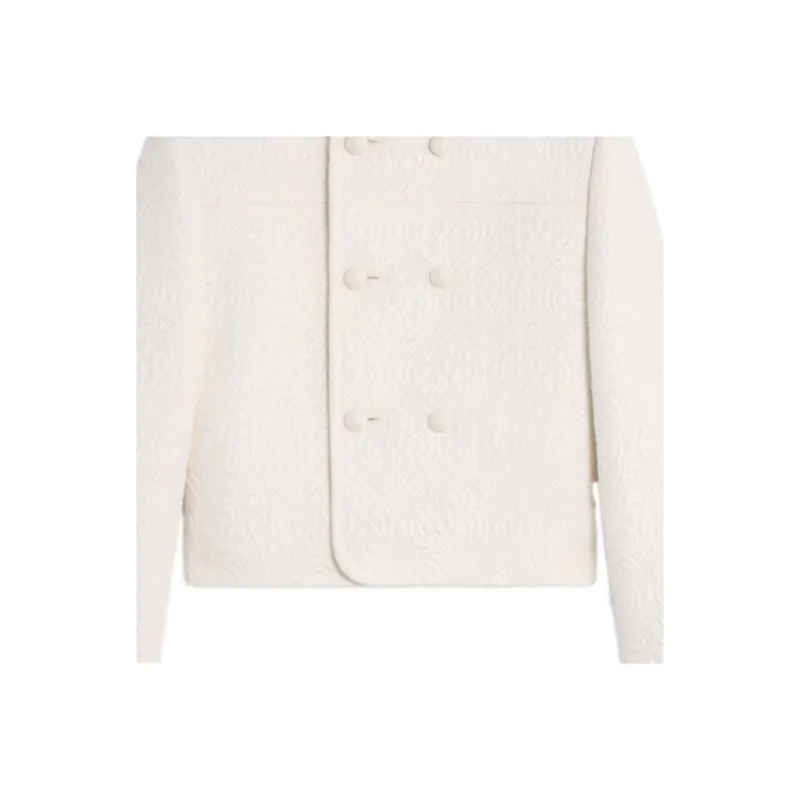 CELINE Verneuil Boutis Jacket In Wool And Silk-4