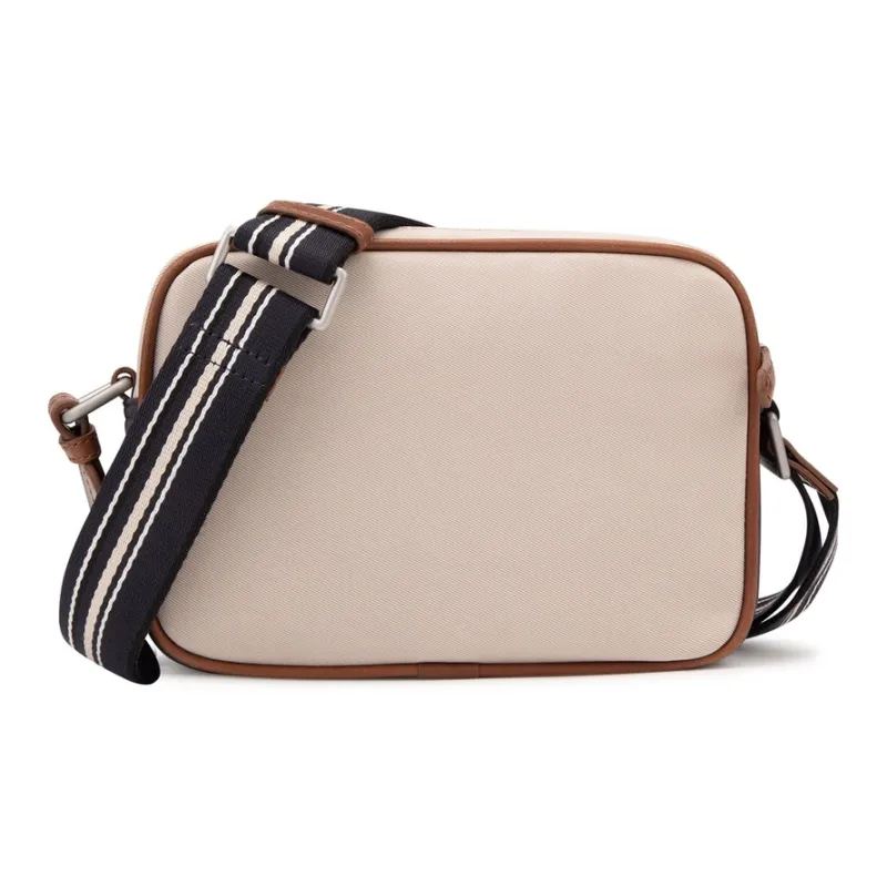 Tommy Hilfiger Polyester Camera Bag, Shoulder Bag, Crossbody Bag Medium Size Men's Light Khaki-1