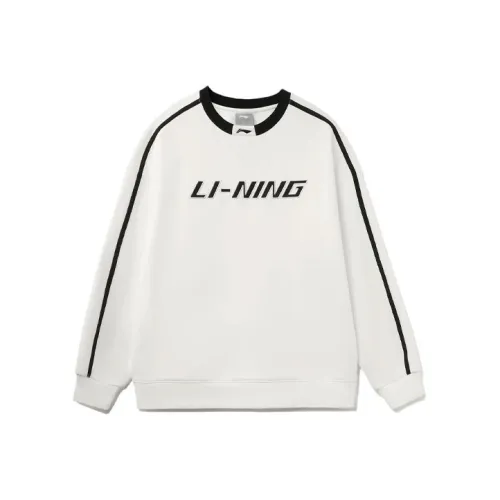 LiNing Sports Fashion Collection Sweatshirt Unisex White