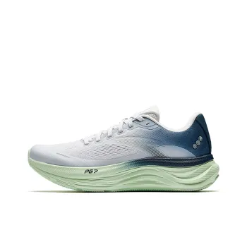 Anta Travel Steps 2 Anti Slip Wear Resistant Low Top Sprint Running Shoes Men's Gray Blue
