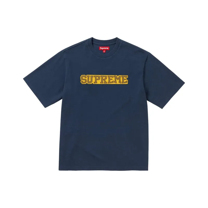 Supreme Satin Appliqué Short Sleeve Top-2