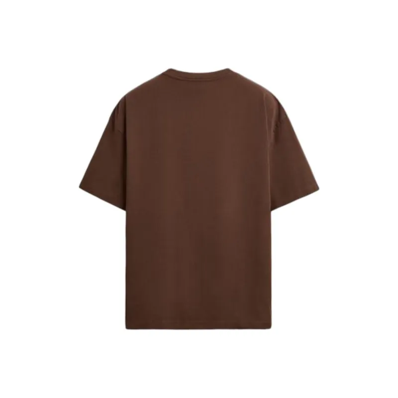 ZARA T Shirts Men Brown-1