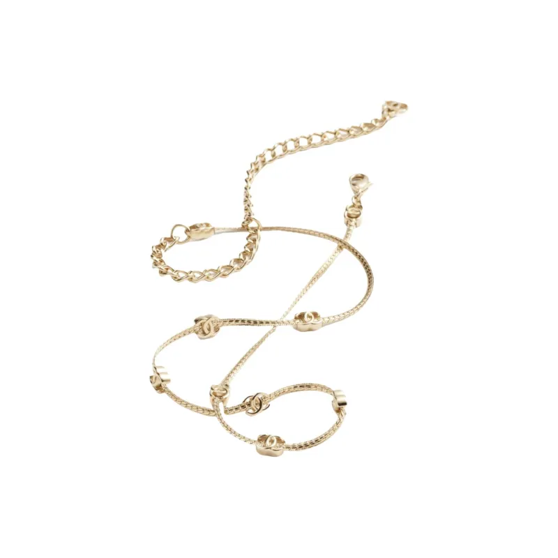 CHANEL Metal Necklaces Women's Gold-1
