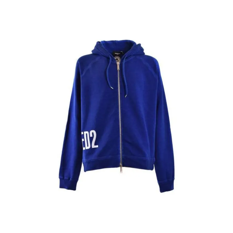 DSQUARED 2 Sweatshirts Men Blue-0