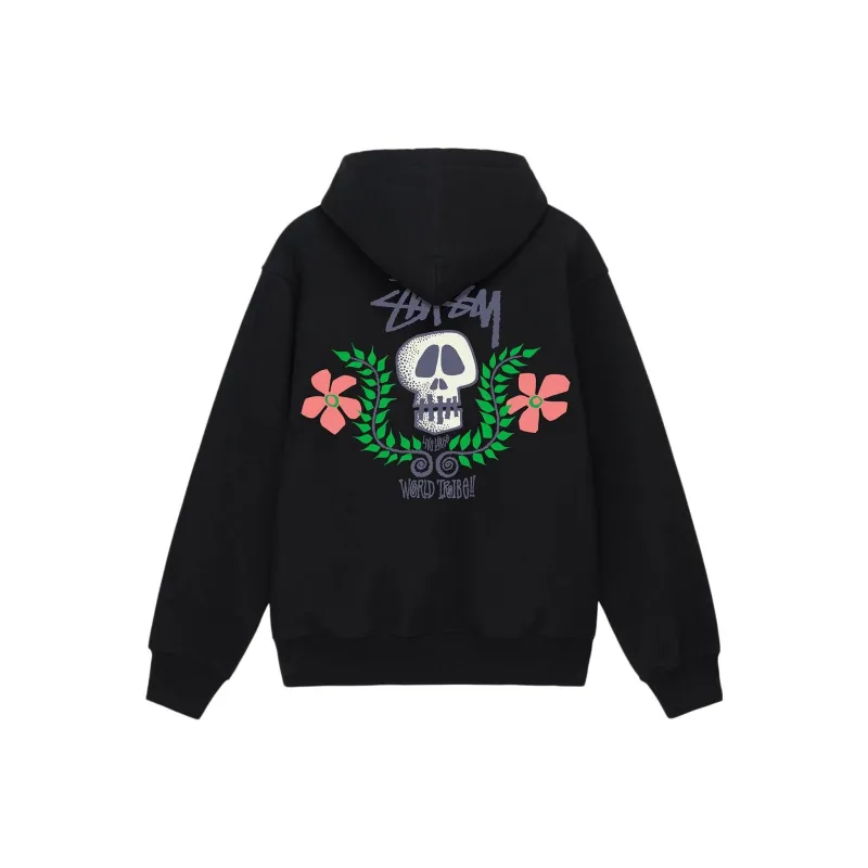 Stussy Skull Crest Hoodie-2