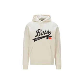 Russell Athletic X HUGO BOSS Sweatshirts Men Ecru