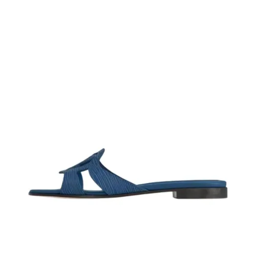 LOUIS VUITTON Isola Slip Resistant Slide Slippers Women's black Blue