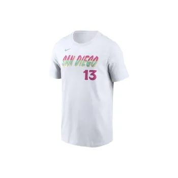 Nike Manny Machado San Diego Padres City Connect Fuse T-Shirt Men's White