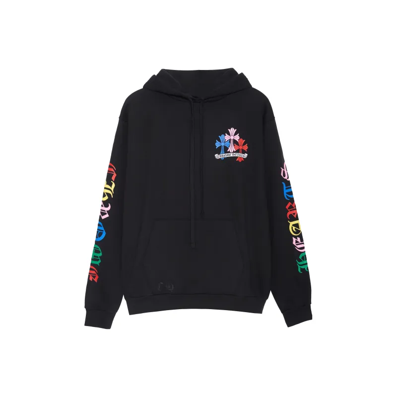 Chrome Hearts Multi Color Cross Cemetery Hoodie-0