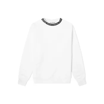 Acne Studios Logo Ribbed Crewneck Sweatshirt