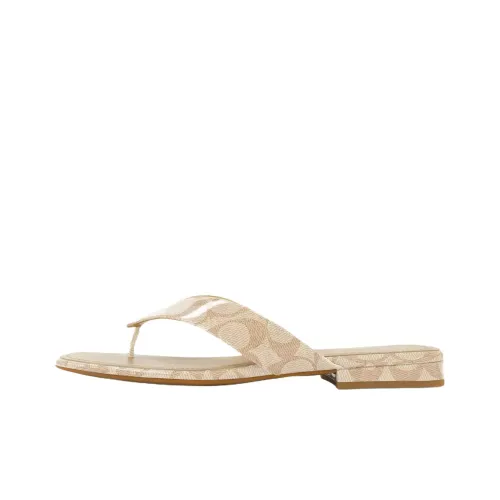 COACH Flip Flops Women's Light Umber